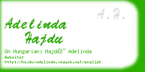 adelinda hajdu business card